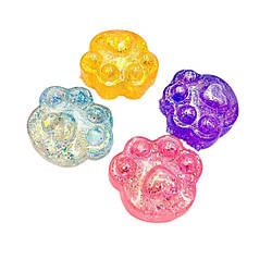 Лапка Антистрес із блискітками