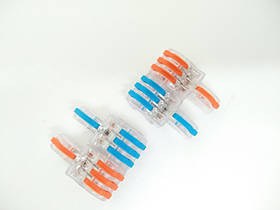 Клемa швидкого монтажу Biom WT-F26 2 входи 6 виходів 32A 400B