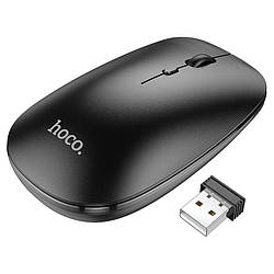 Маніпулятор миша HOCO GM15 Art dual-mode business wireless mouse Black