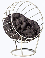 Крісло-шар на ніжці 150 кг Коричневе