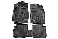 Коврики резиновые Stingray 3D (2003-2006, 5 шт, полиуретан) для Mitsubishi Outlander