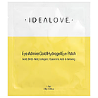 Idealove, Eye Admire, гідрогелеві патчі для очей із золотом, 1 пара