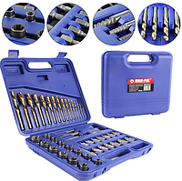 Набір екстракторів для викручування зламаних болтів і гайок 49 шт. MAR-POL M58663