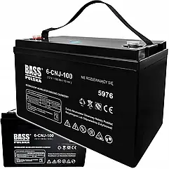 Акумулятор для ДБЖ та інвертерів VRLA AGM 12V 130Ah Bass Polska 5976