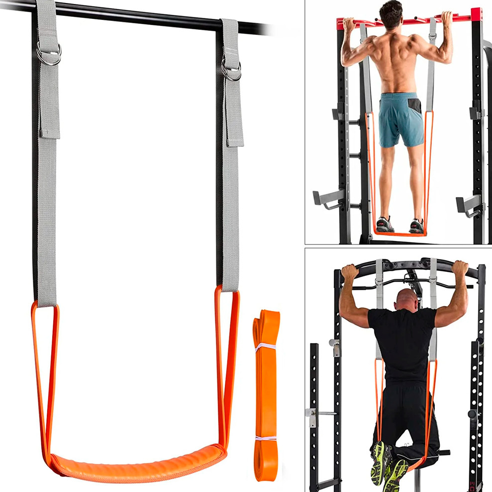 Набір еластичних стрічок 40 кг для підтягування з ремнем Спортивний