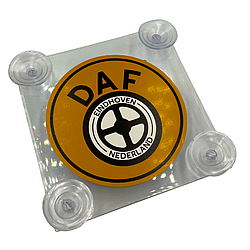 Табличка під лобове скло, світлодіодна табличка позначення з підсвічуванням 16х16 см ( DAF  ) 1шт