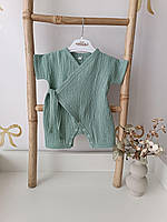 Комбінезон-кімоно для новонародженого, дитячий комбінезон з мусліну, муслінове кімоно для малюка Angelok-child