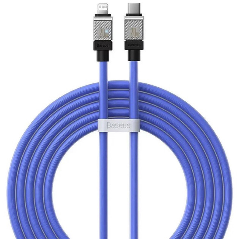 Кабель Baseus CoolPlay Series Fast Charging Cable Type-C to iP 20W 2m Blue, фото 1