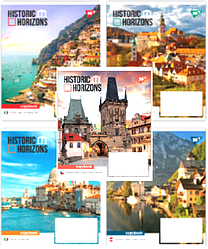 Зошит шкільний 96 аркушів, лінія, YES "Historic Horizons" 767890