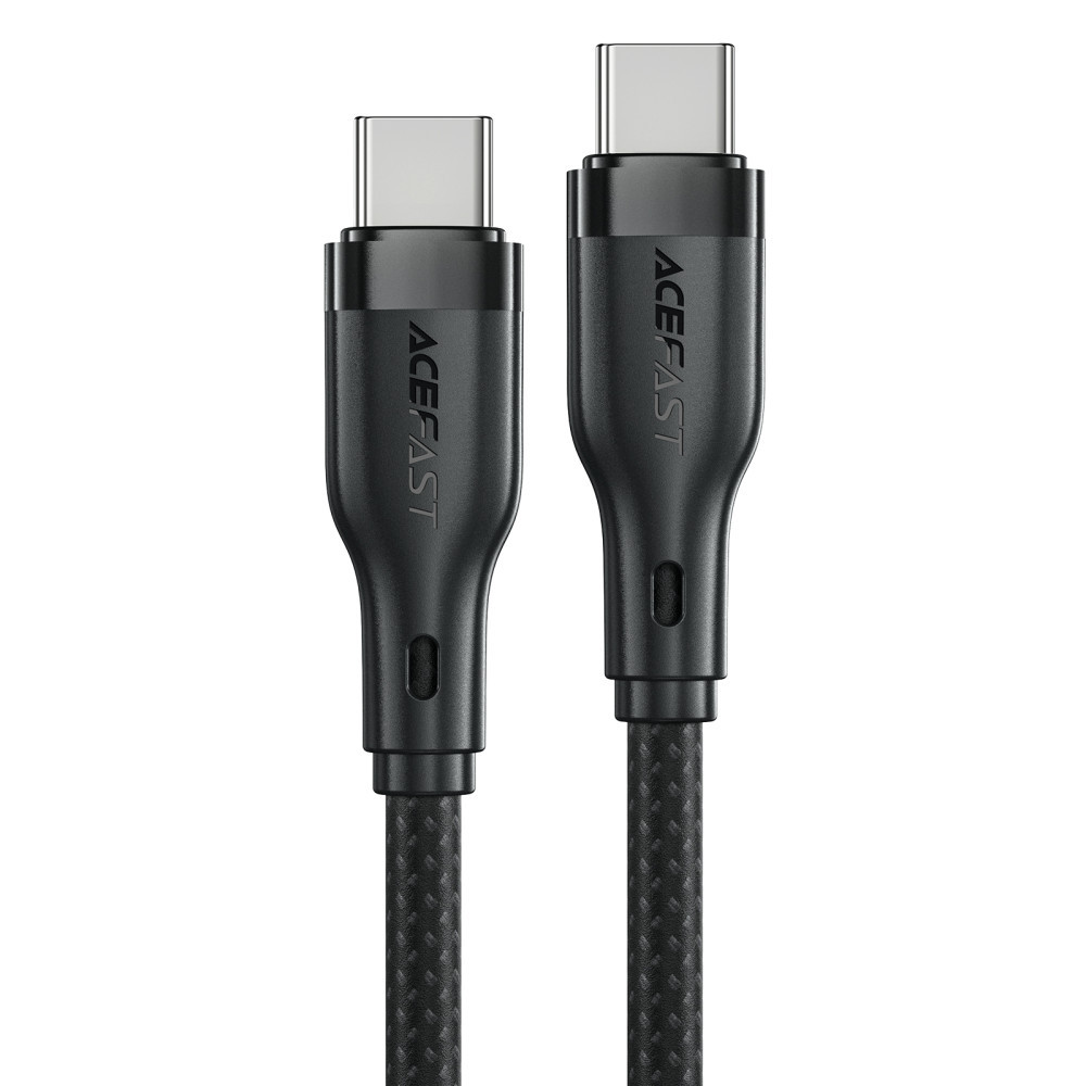 Кабель ACEFAST C8-03 USB-C to USB-C charging data cable Black, фото 1