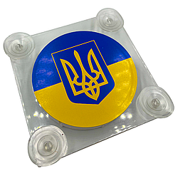 Табличка під лобове скло, світлодіодна табличка позначення з підсвічуванням 16х16 см ( Україна ) 1шт