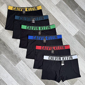 Труси чоловічі боксери бавовна Calvin Klein 14, чорні, розмір M (46-48), 03264