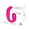 Подвійний вібратор з вакуумною стимуляцією Adrien Lastic My G PINK, фото 2