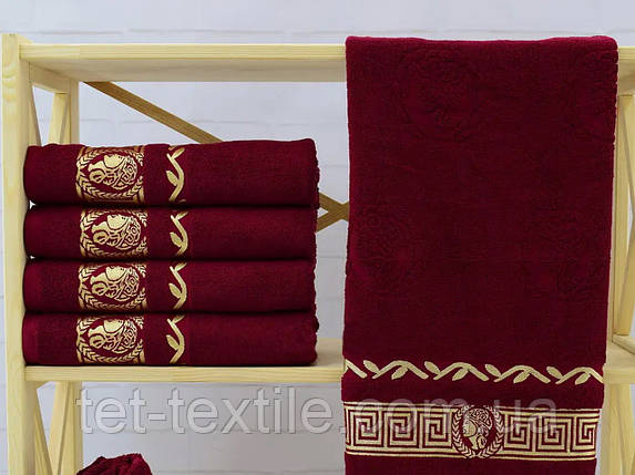 Рушник махровий Parisa Home для обличчя та рук з вишивкою 50х90см, фото 1