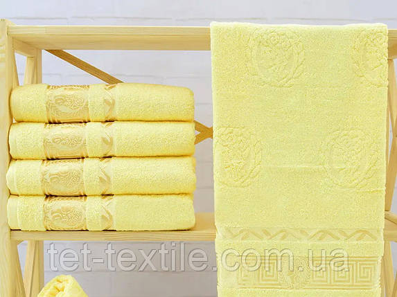 Рушник махровий Parisa Home банний з вишивкою 70х140см., фото 1