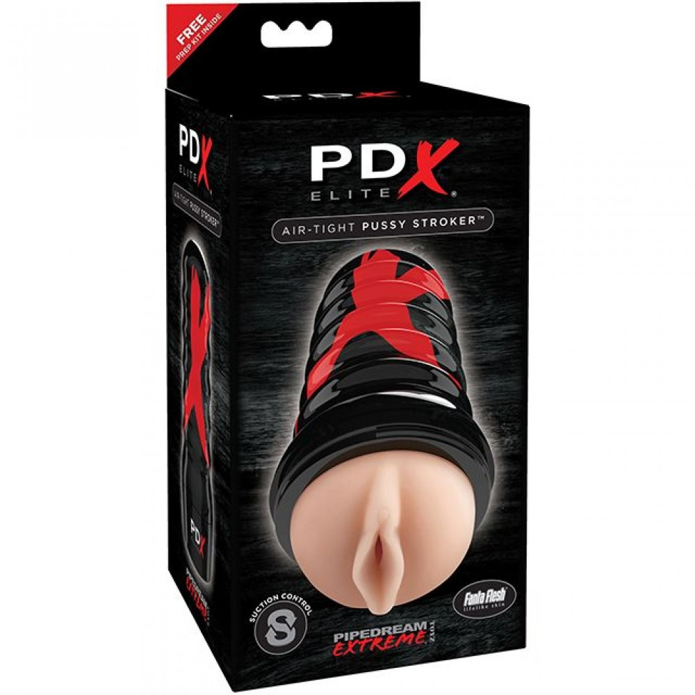 Мастурбатор вагина в колбе Pipedream PDX Elite Air Tight Pussy Stroker, фото 1