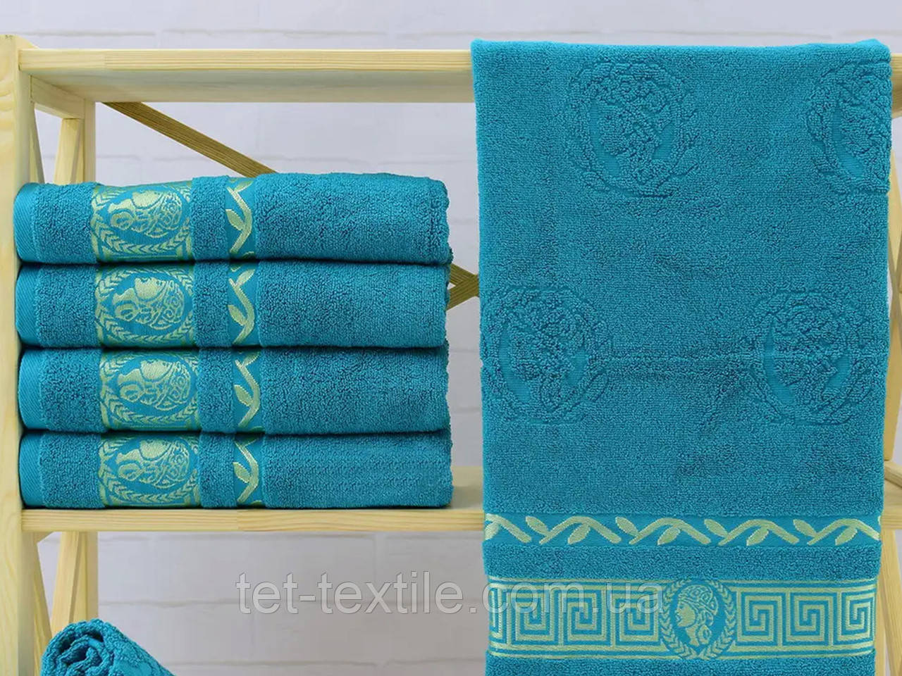 Рушник махровий Parisa Home для обличчя та рук з вишивкою 50х90см