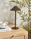 Світлодіодна настільна лампа FRANCOLI бездротова, коричневий колір, фото 5