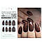 Накладні нігті 24 шт. світловідбиваючі + клей або клейові стики для нігтів, мигдаль для манікюру, фото 2