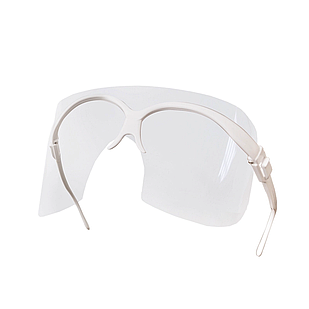 Щиток захисний (в комплекті - антистатичні, пластини 5шт) БІЛИЙ