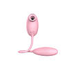 Вакуумний стимулятор клітора з віброяйцем High End Suction Love Egg PINK, фото 8