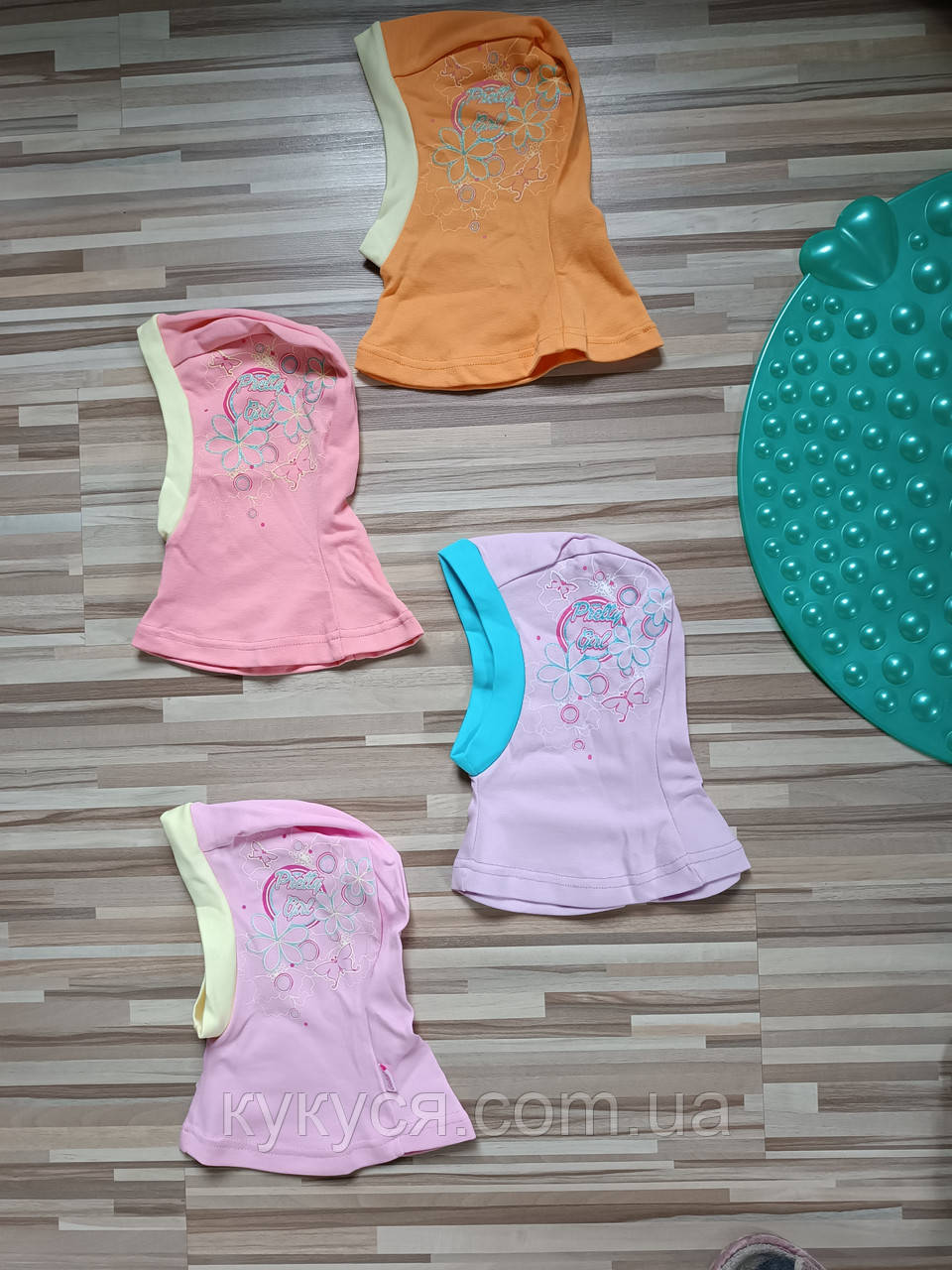 Дитяча шапочка-шолом для дівчаток