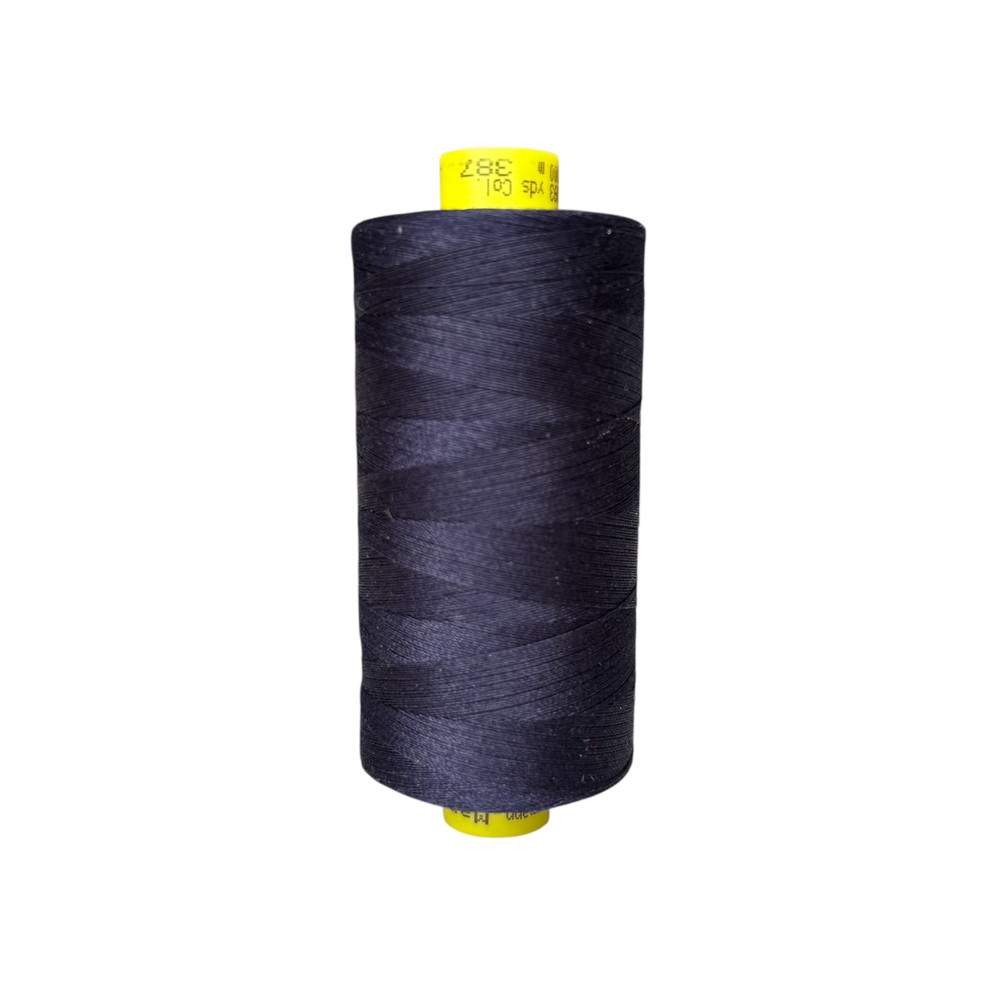 Нитка Gutermann Mara 100/387/1000м синій, фото 1