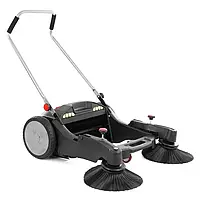 Механічна підмітальна машинаМеханічна підмітальна машина HECHT 8105 , робоча ширина 105 см, контейнер для сміття 48 л, фото 2