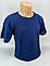 Базова футболка унісекс Темно синій XL, фото 2