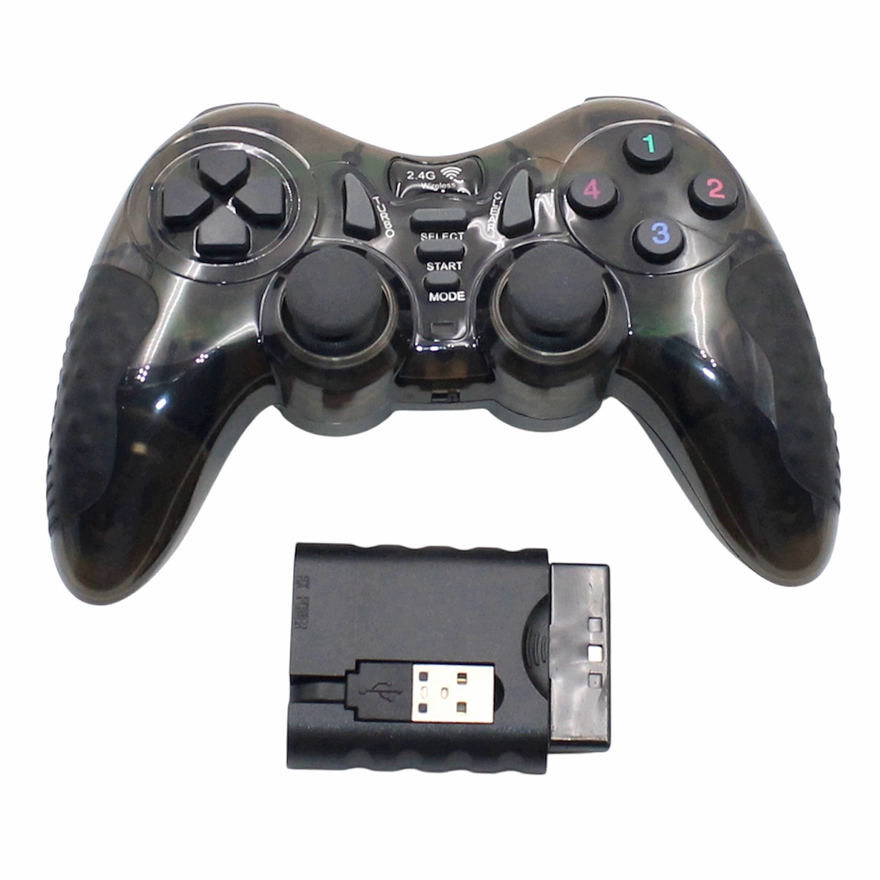 Ігровий джойстик бездротовий геймпад 7 в 1 для ноутбука телевізора PC PS1 PS2 PS3 PC360 TV Android, фото 1
