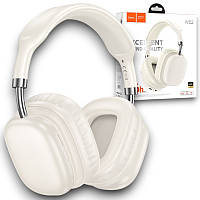 Bluetooth наушники Hoco W52 Wonderful Беспроводные наушники с микрофоном, для музыки и звонков, бежевые