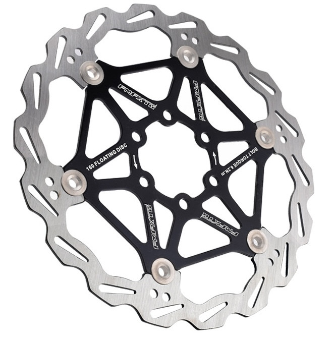 Ротор велосипедний дисковий гальмівний диск для велосипеда FMFXTR 160 мм на павуку (чорний), фото 1