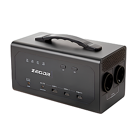 Зарядна електростанція для великої побутової техніки Zegor YC600 LiFePO4 600 Вт багатофункціональна зарядка