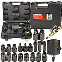 Пневматичний знімач інжектора Mar-Pol M57682, з адаптерами, автоінструмент