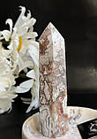 Натуральний агат обеліск з агату крейзі агат «олівець" з агату натурального ., фото 3