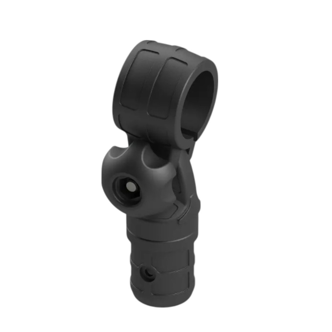 Пластикове поворотно-похиле з'єднання TFp032 з хомутом для труб діаметром 32мм, фото 1