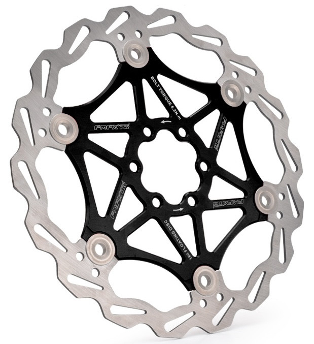 Ротор велосипедний дисковий гальмівний диск для велосипеда FMFXTR 180 мм на павуку (чорний), фото 1