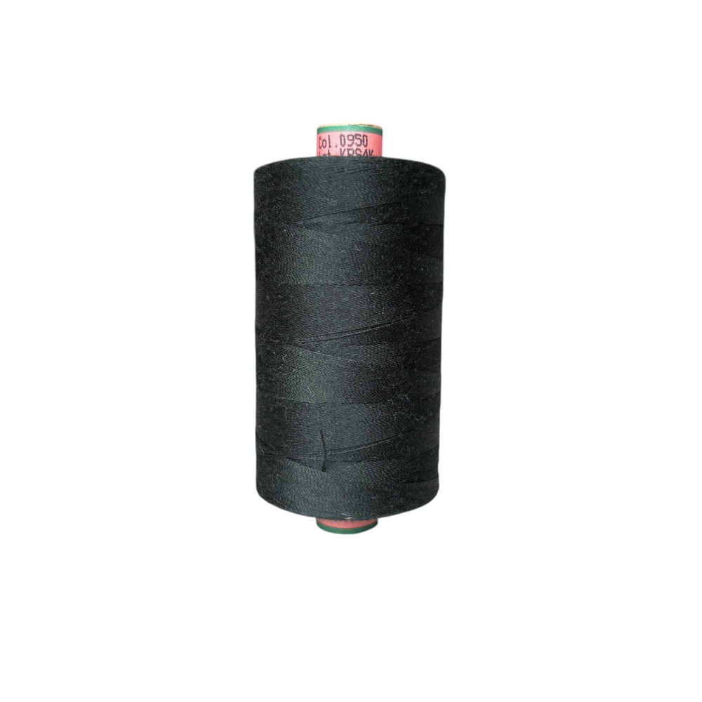 Нитка армована Amann saba 80/0950/1000 м темно-зелений, фото 1