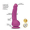 Вібратор реалістичний на присосці Greal Mini Gvibe, фіолетовий, 18 х 3 см, фото 3