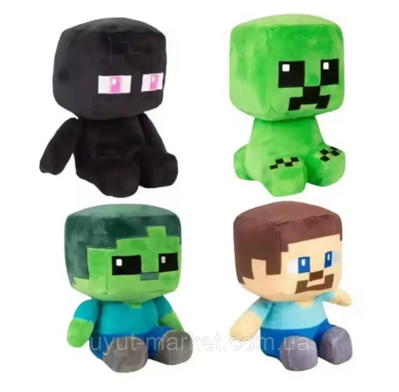 М'яка іграшка персонажі Minecraft Майнкрафт 20см в асортименті, фото 1