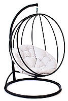 Крісло-кокон з опорою 180 см 150 кг Біле