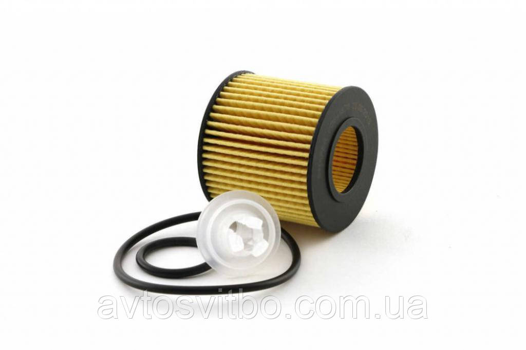 Фільтр масляний Toyota Auris E15-E18, Corolla 150-180, Yaris, 1.0-1.5, 00- (з пластиковим монтажним, фото 1
