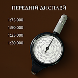 Курвиметр для креслення, курвіметр для карт, кишеньковий кульвиметр Hechpro (COMP23), фото 6