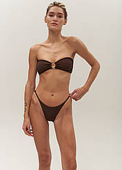 Жіночий купальник бандо Corsica & Yasmin коричневий