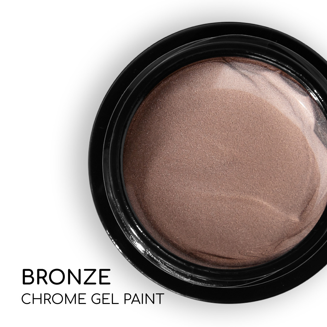 Металізована гель-фарба Nice for you Chrome Bronze 5 г