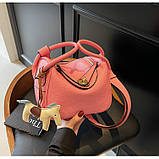 Жіноча сумка — гарна якість, базовий стильна сумка для через плече Ручні сумки — клатч ОПТ, фото 3