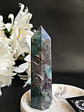 Яшма океанічна обеліск з натуральної яшми обеліск олівець з каменю яшма з океанічної яшми, фото 2