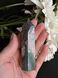 Яшма океанічна обеліск з натуральної яшми обеліск олівець з каменю яшма з океанічної яшми, фото 3