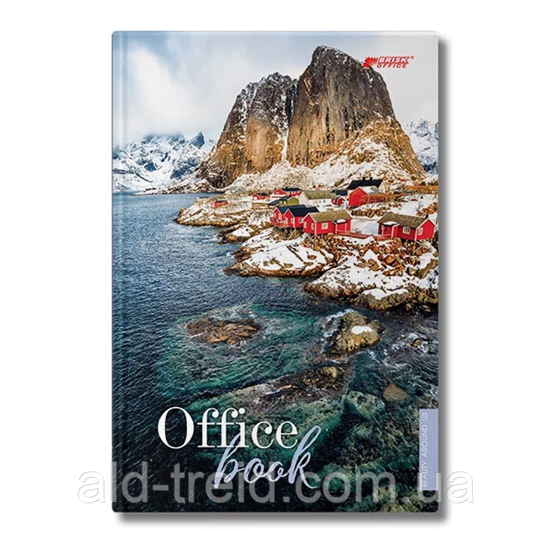 Зошит (книга обліку) А4 96 аркушів в клітинку тверда палітурка, фото 1