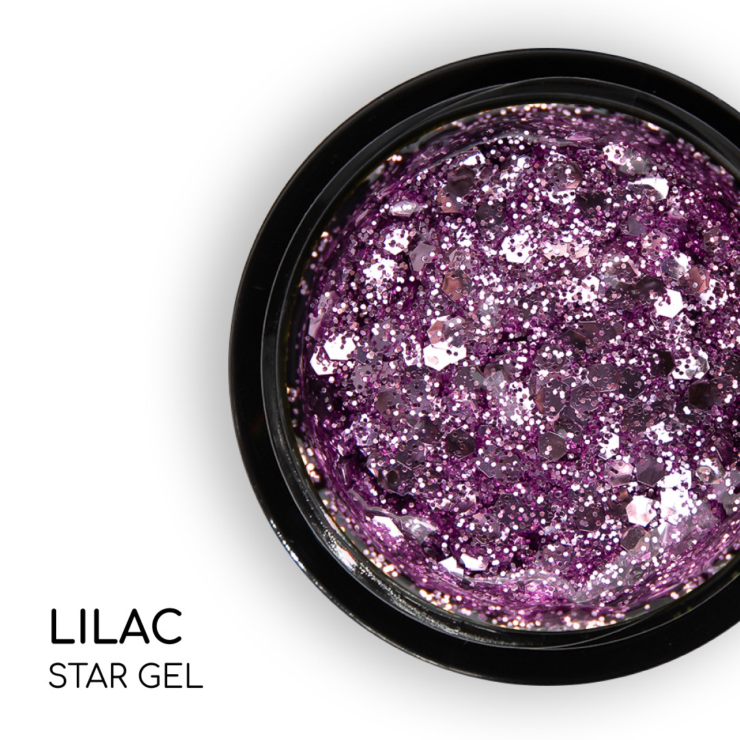 Стар гель Nice for you Star gel №06 Світло-фіолетовий 5 г, фото 1